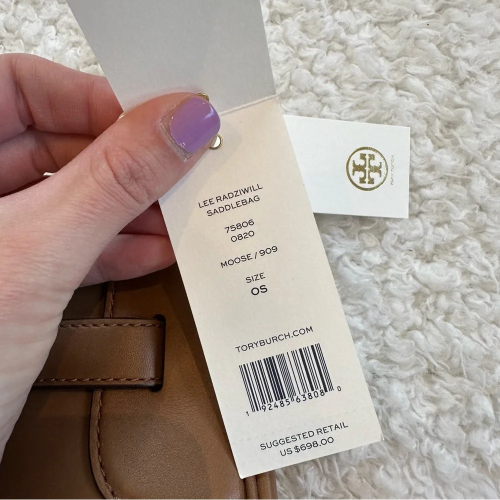 NWT | Tory Burch Lee Radziwill Saddlebag